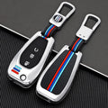 GPRGIT 3 Button Flip Remote Car Key Case for Chevrolet Spark Equinox Cruze Trax Malibu Verano Traverse 2016-2018 Metal Car Accessories