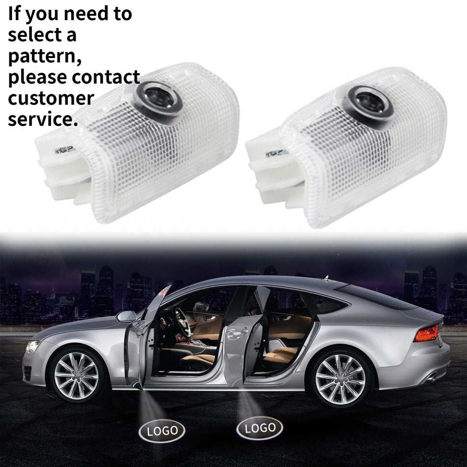 GPRGIT Wireless LED Door Welcome Light Laser Projector Logo Car Accessories for Nismo PATROL 2012-2017 TEANA 2008-2012