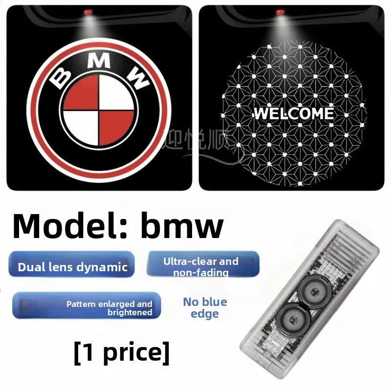 Suitable for BMW dynamic door welcome light 3GT 5 Series 1/4 Series 7x1 x2x3 x5 x6 530 projection light