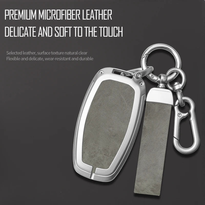 GPRGIT Car Key Case Remote Shell for Lincoln Continental MKC MKZ Navigator 2017 2018 2019 Alloy
