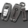 GPRGIT New Design Zinc Alloy Leather Car Key Case Cover for Great Wall Poer Pao Holder Keychain Protector Smart Accessories