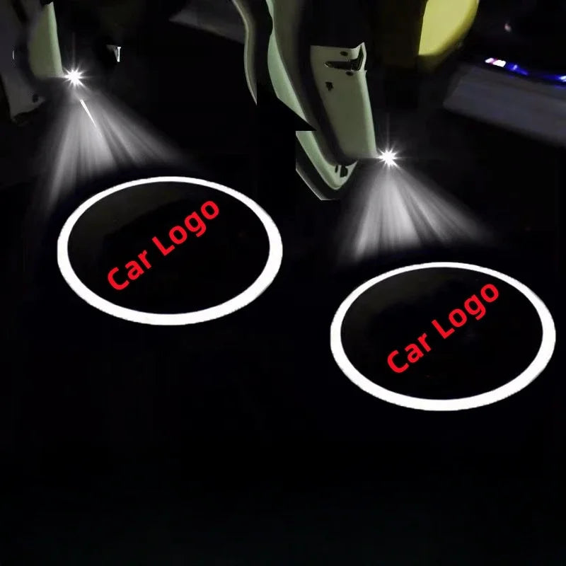 Wireless Car Custom Welcome Logo Light LED 3D Ghost Shadow Door Projector