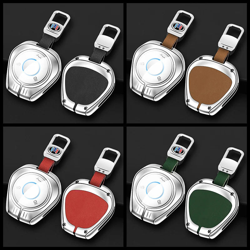 GPRGIT Car Logo Zinc Alloy Car Key Case Cover for NETA v Nezha U Nezha NO1 NETA V Hot Selling Keyless Protector Keychain Accessories