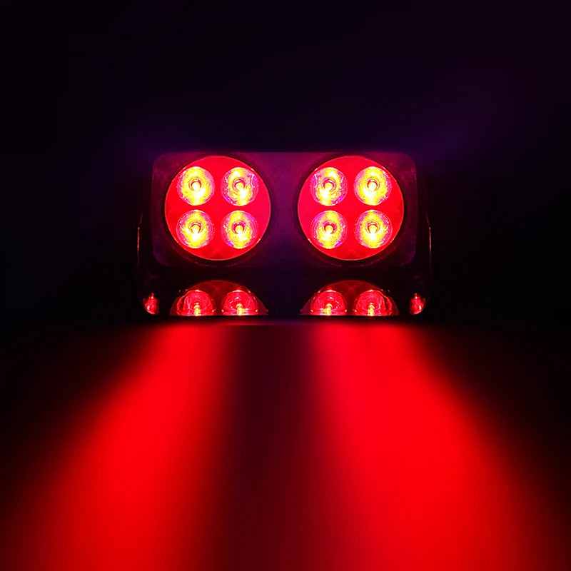 New Car Windshield S8 LED Warning Light Red Blue Strobe Lights Emergency Suction Cup 12V IP65 Waterproof Universal Fitment