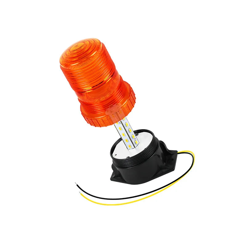 30 LED Warning Light Flashing Amber Beacon Light Magnet Emergency Strobe Lights for Truck Trailer Forklift 9-80V