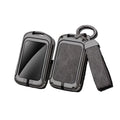 GPRGIT Zinc Alloy Leather Car Key Case Cover for Volvo XC40 XC60 XC90 S90 V90 T5 T6 T8 Polestar Custom Car Logo Keychain Accessories