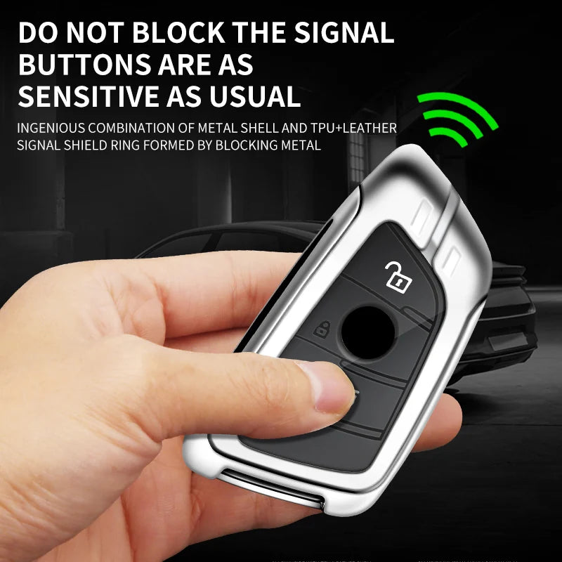 GPRGIT Leather Car Key Case for BMW F20/G20/G30/X1/X3/X4/X5/G05/X6