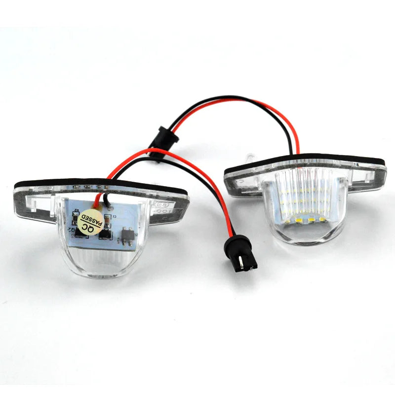 GPRGIT 2Pcs 12V 18LED License Plate Light for Honda Odyssey CRV Jazz FR-V Stream Insight 6500K