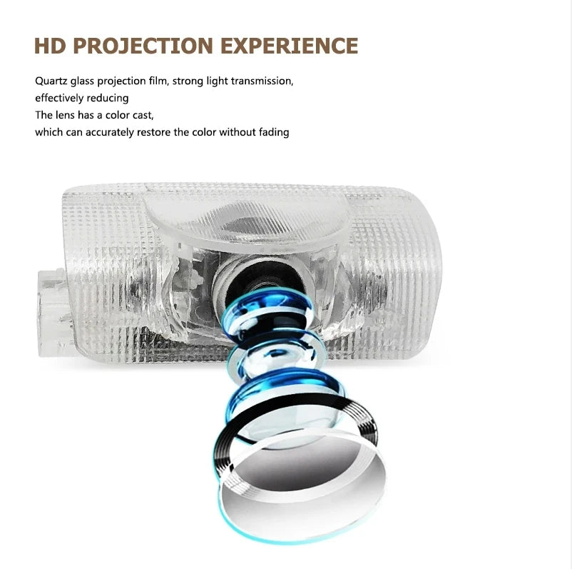 GPRGIT For Toyota LED Car Door Lights Auto Projector Lamp Accessories for 86 Wireless Door Light Projection Ghost Lamps