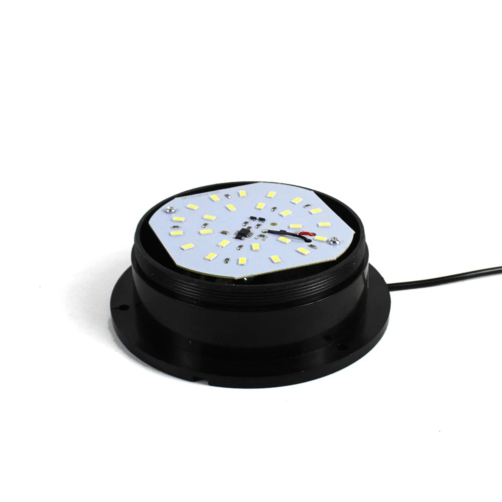 New Car Roof Top LED Emergency Warning Light Rotating Amber Strobe Beacon Flashing Light for Engineering Vehicle Forklift Truck