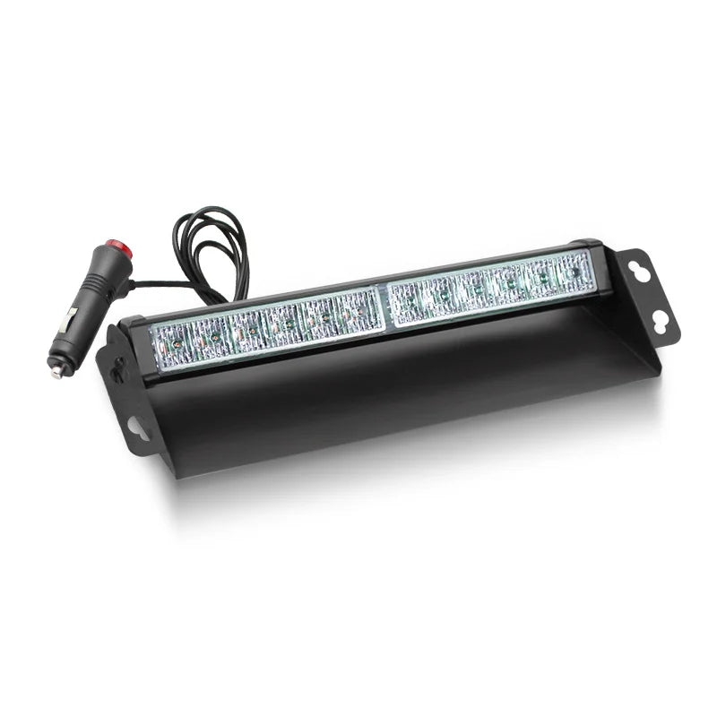 New LED Emergency Strobe Flashing Light for POV Vehicles Windshield Dash Hazard Warning Signal for Volunteer Truck Deck Visor