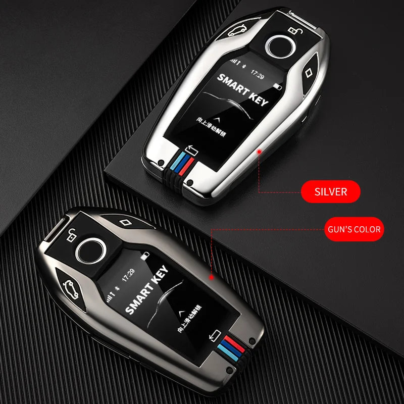 GPRGIT Car Key LED Display Intelligent Screen Key Case Cover Fob for BMW 5 6 7 Series G11 G12 G30 G31 G32 X3 X4 X5 X7 G01 G02 G05 G07