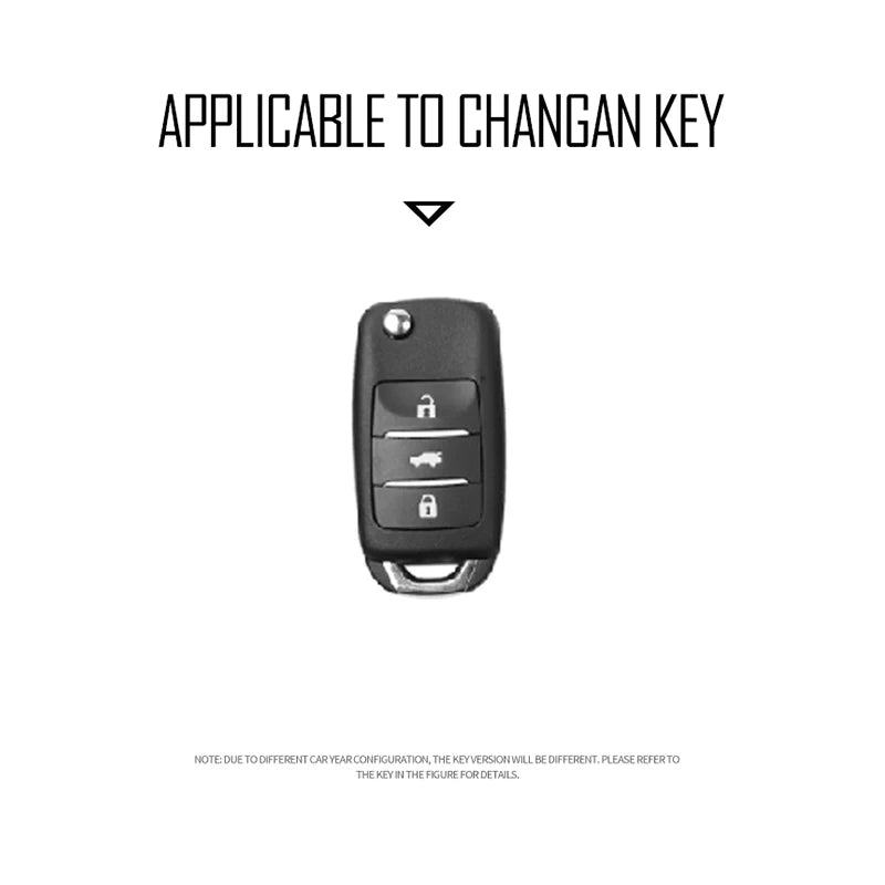 GPRGIT Flip Car Key Case Cover Holder for Changan CS15 Eado Raeton Benben Benni E- Star Alsvin CS35 Plus CS55 CS75 CX70 Accessory