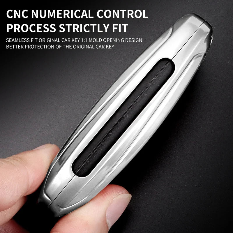 GPRGIT Zinc Alloy Car Remote Key Case for Ford Raptor F150 Remote Control Protector for Ford F-150 RAPTOR Car Key Cover Car Accessories