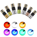 GPRGIT Automotive Interior LED Lights T10 W5W - 194 168 Non Polarity - 12V, 24SMD 4014, Canbus Error Free