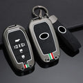 GPRGIT Metal Car Key Shell Cover Case Fob for Toyota Hilux Fortuner Land Cruiser Camry Corolla Crown RAV4 Highland Keyless Accessories