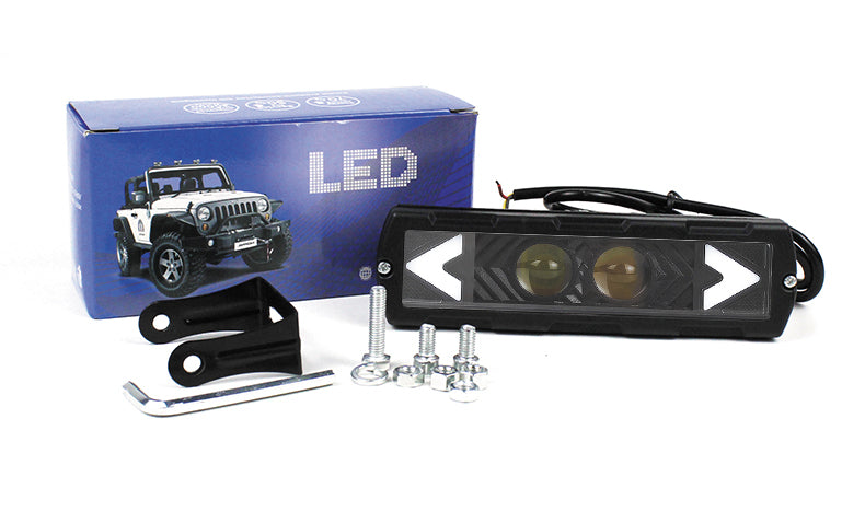 GPRGIT Car LED Working Lights Emergency Fog Driving Lamp 25W Spotlights LED Work Light for Offroad Motorcycle Trucks