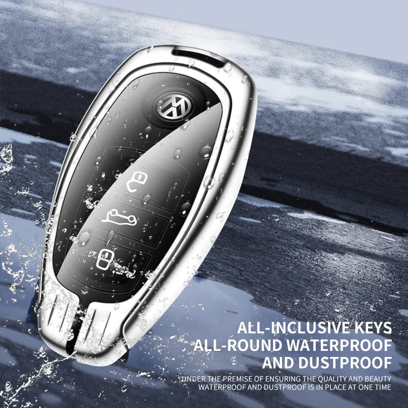 GPRGIT Car Remote Key Cover Case Shell for VW Volkswagen Touareg 2013-2021