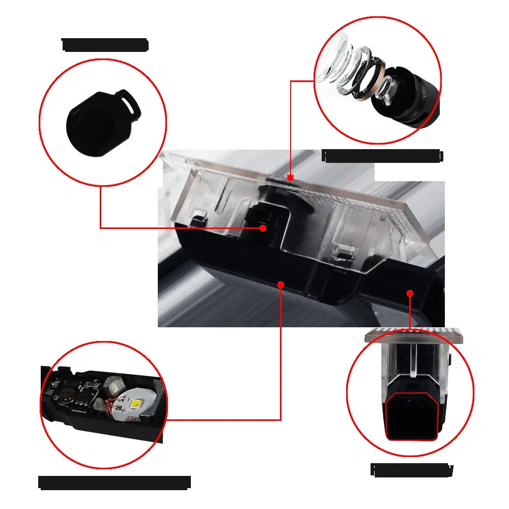 GPRGIT 3D Laser Logo Projector Door Welcome Lamp for Fiat 500X 500L Punto Ghost Shadow 12V