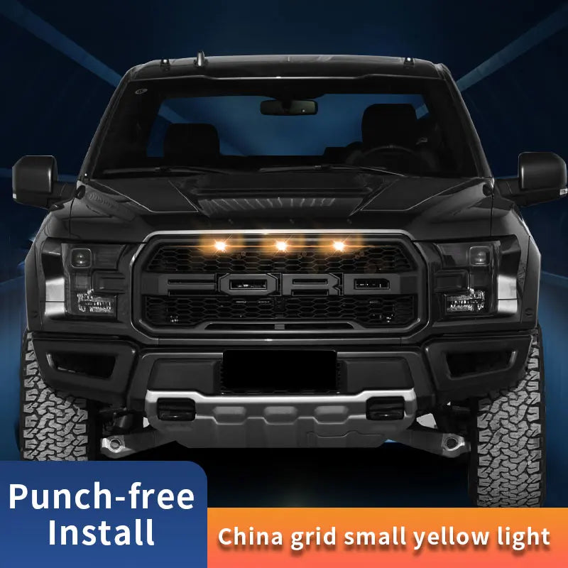 GPRGIT LED Grid Warning Signal Daytime Running Lamp 12V Mid-Grid Yellow 25W