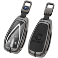 GPRGIT Metal Leather Car Key Case Cover for Changan CS35Plus CS55Plus CS75Plus 2019-2020 Keyless Protector Shell
