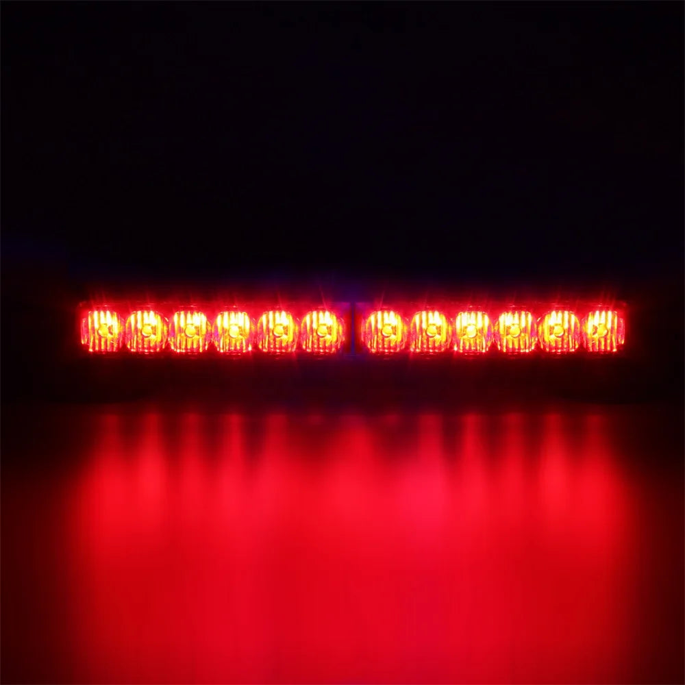 Super Bright Rechargeable LED Warning Light Magnetic Rooftop Strobe Light Bar Emergency Flashing Lights for Truck Vehicles