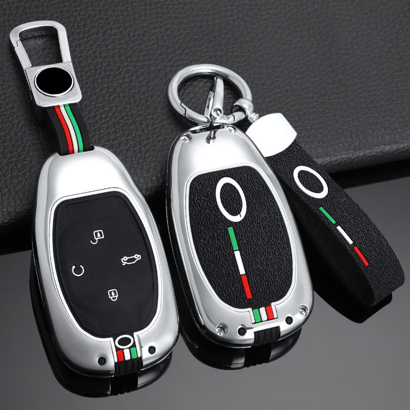 GPRGIT Zinc Alloy Smart Key Case Cover Fob for GAC Trumpchi Empow (2021), GS8 (Keyless)