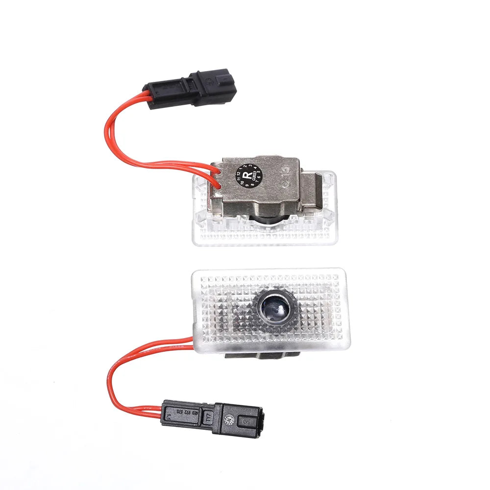 GPRGIT Wireless LED Car Door Logo Light Welcome Projector 6500K for Tesla