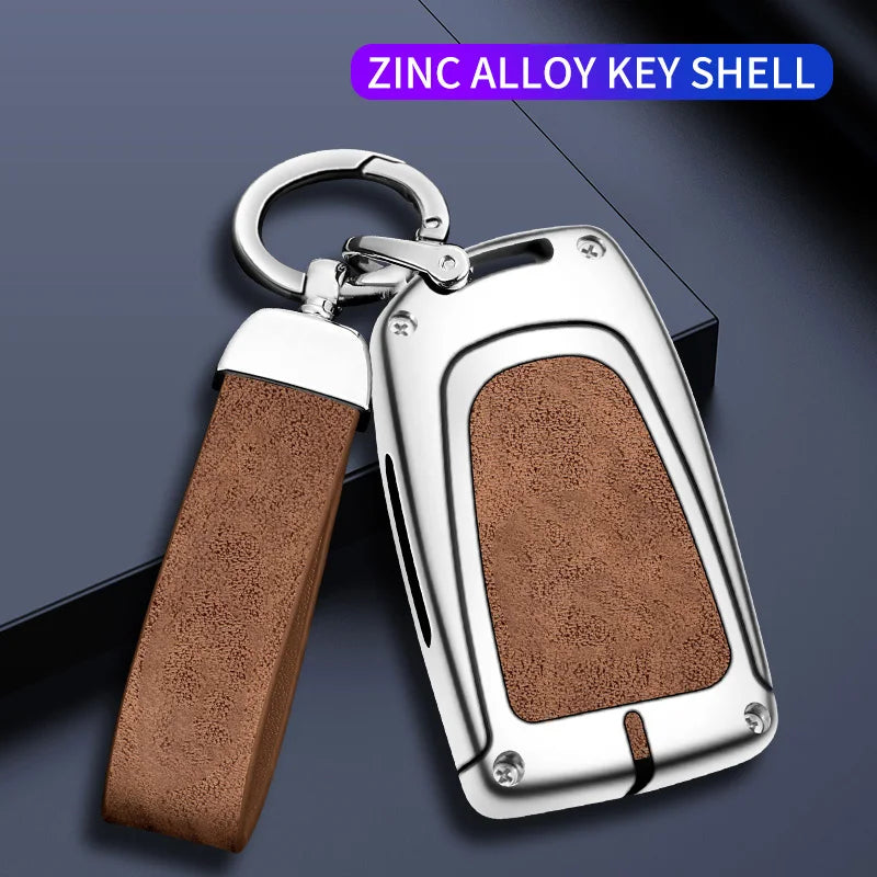 GPRGIT Zinc Alloy Car Key Cover Case for Toyota Yaris L 2022/VIOS FS