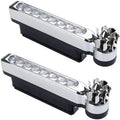 GPRGIT LED Wind Powered Vehicle Lights Car Lamp No External Power Supply Car Daytime Running Lights with Rotation Fan