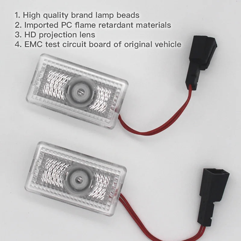 GPRGIT Welcome Light for Tesla Model Y/3/X HD LED Car Door Projector Light 2016-2023