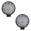 GPRGIT 14LED 42W Round Shape Car LED Fog Lights For Trucks Cars LED Work Light Bar For Off Road Car/Motorcyc SUV Boat / ATV