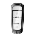 GPRGIT Carbon Fiber Metal Car Logo Key Case Shell for Volkswagen VW Passat B6 3C B7 Magotan CC Smart Interior Accessories