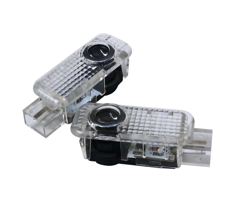 GPRGIT Car Door LED Ghost Shadow Projector Welcome Lamp for Audi Series 12V