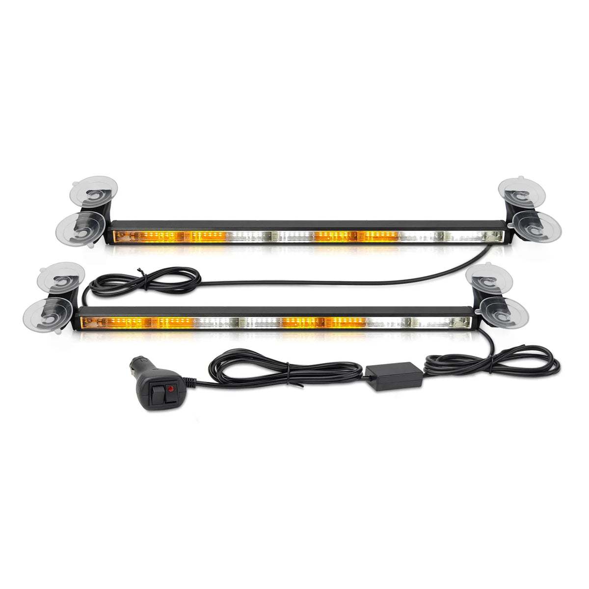 High Visibility Emergency Strobe Visor Light Bar Traffic Advisor Wireless Remote Flashing Flash Light System For Cars Trucks