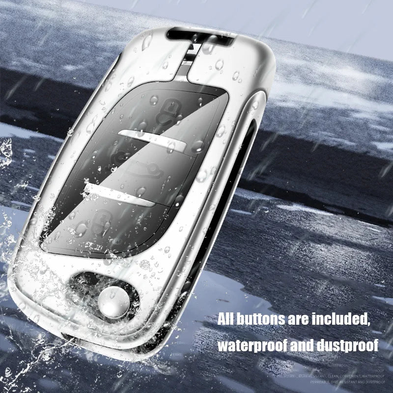 GPRGIT Flip Metal Car Protector Key Case Cover for SOUEAST DX7 DX5 DX3 A5 Lingzhi V5 Lingshi V6 Lingyue V3 Keyless