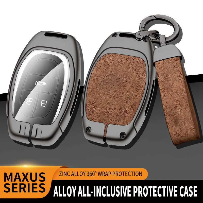 GPRGIT Zinc Alloy Leather Car Key Case Cover for Maxus G50 Plus LDV D60 G10 G20 RV V80 V90 T60 T70 EUNIQ5