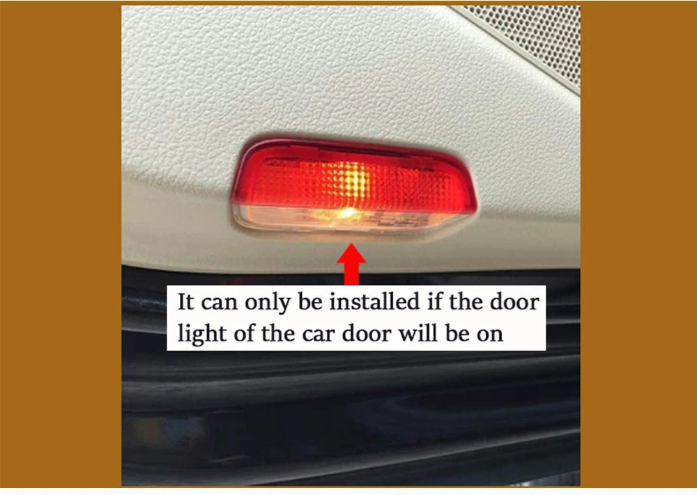 GPRGIT HD Glass Lens 12V Car Door Welcome Light Never Fade for Golf Magotan Teramont CC Lamando Sagitar Arteon