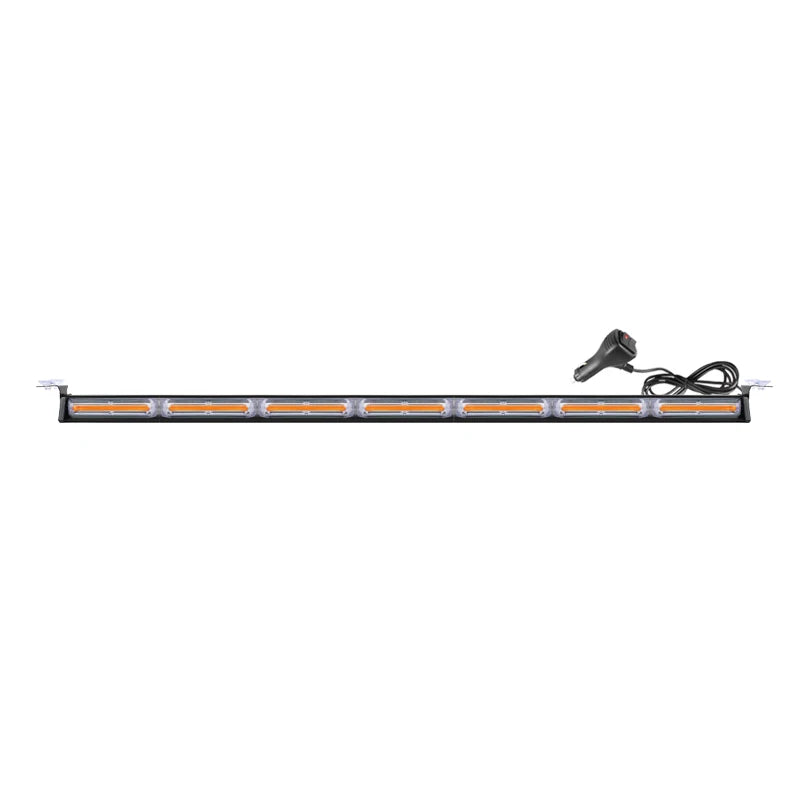 12V LED Traffic Advisor Strobe Light Bar Emergency Warning Flashing Safety Front Window Lights Directional for Plow Trucks