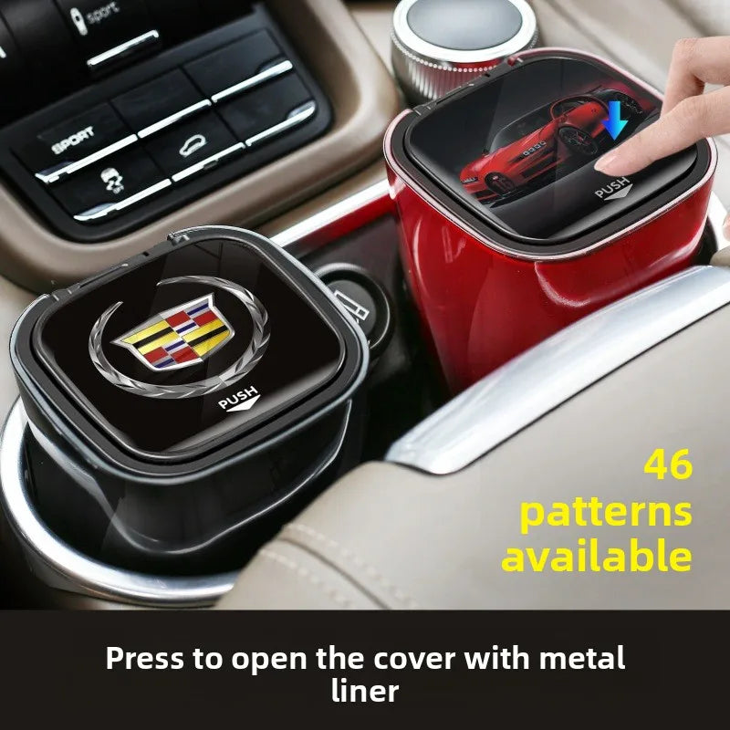 Multifunctional Universal Plastic Car Ashtray Cover with Storage Function Portable