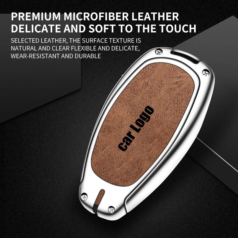 GPRGIT Car Remote Key Cover Case Shell for VW Volkswagen Touareg 2013-2021