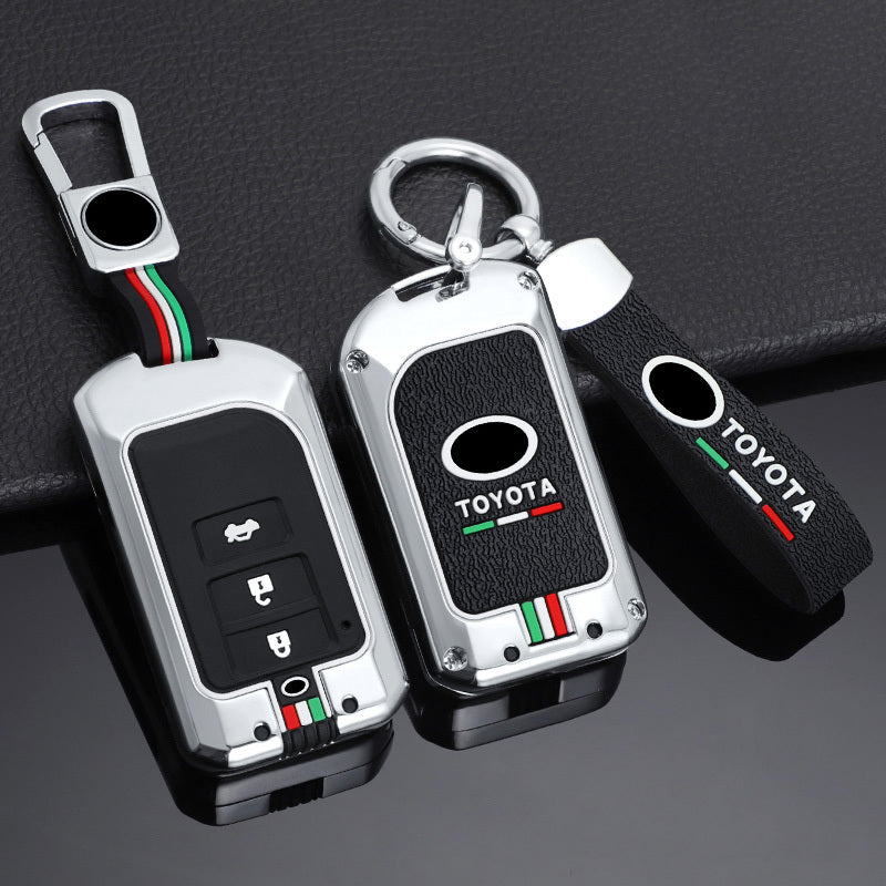 GPRGIT Zinc Alloy Car Key Cover Case Shell for Toyota Yaris X Vio