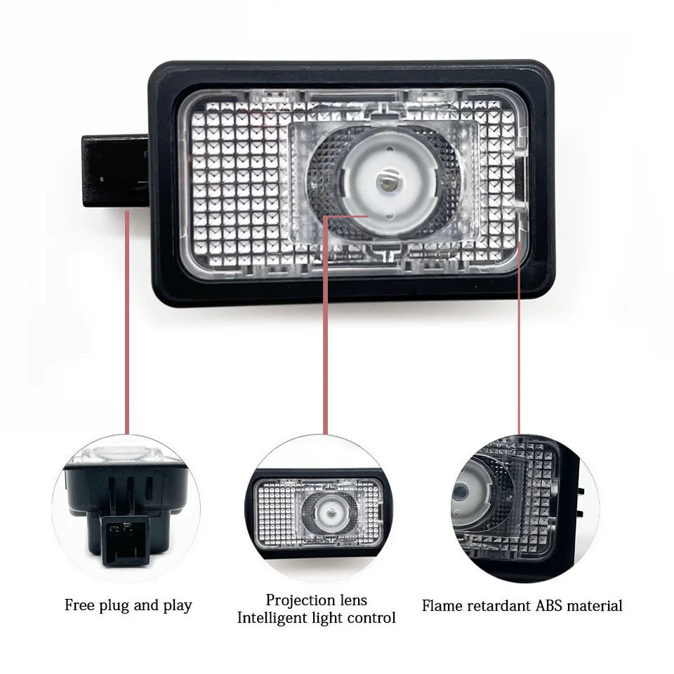 GPRGIT Icon LED Light Projector Laser Welcome Door Light for Honda Accord 11th Generation INSPIRE 12V