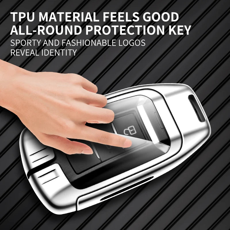 GPRGIT Zinc Alloy Car Key Case Shell Cover for Dongfeng Scenery 580 Fengshen AX7 Yixuan Max Accessories