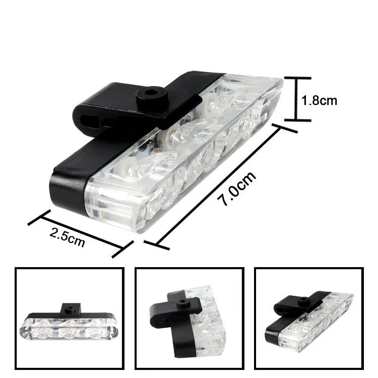 4-Piece LED Strobe Grille Light Strip Red/Blue with Remote, Model XA9203-4