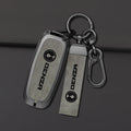 GPRGIT Zinc Alloy Leather Car Remote Cover Case for BYD Denza N7 DM-i EV Interior