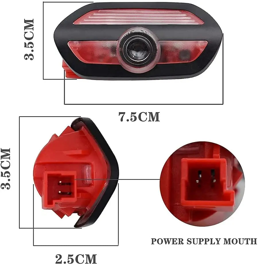 GPRGIT For Maybach Mercedes Benz W220 W211 W222 S320 S500 S560 S600 Car Styling Maybach Logo Projector Light LED Car logo Door Light