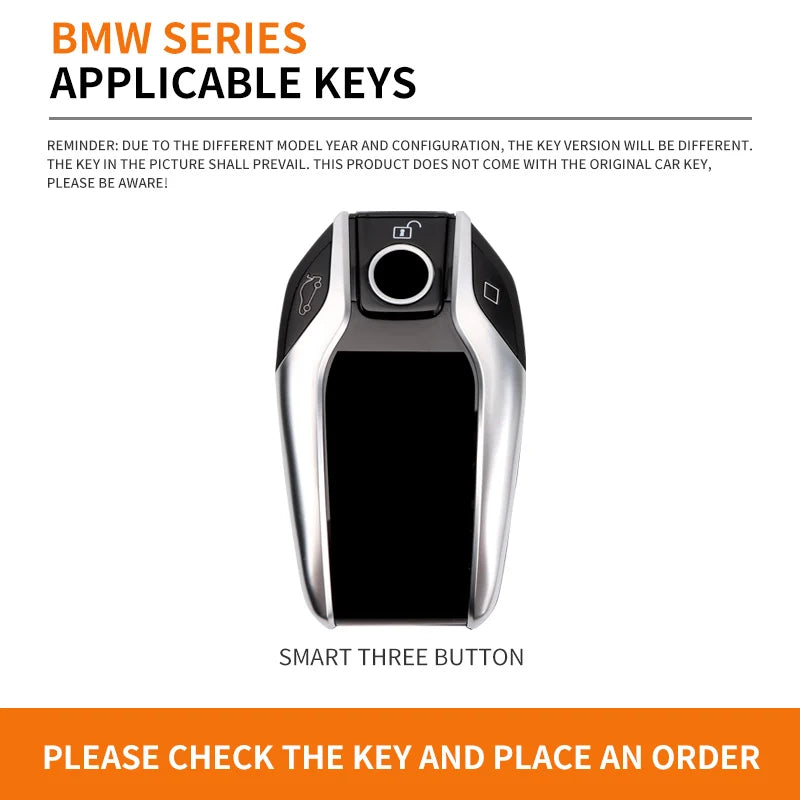 GPRGIT Car Logo Leather Car Key Case for BMW 5 7 Series G12 G11 G30 G32 G31 I8 I12 I15 G01 X3 G02 X4 G05 X5 G07 X7