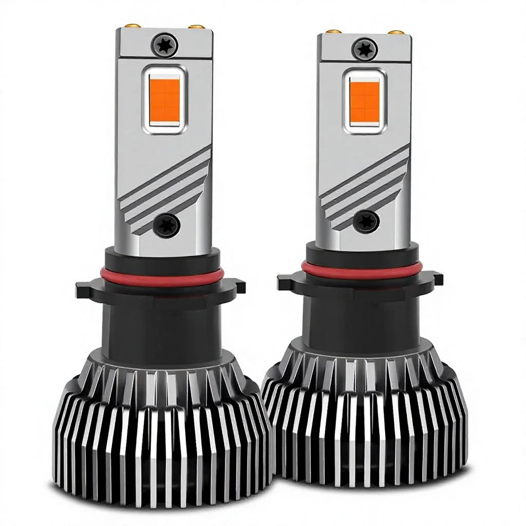 High Power 130W Amber LED Automotive Fog Lamps | CSP 3570 12V 24V Faros LED for H11 9005 9006 880 H1 H3 H7 PSX24W PSX26W P13W