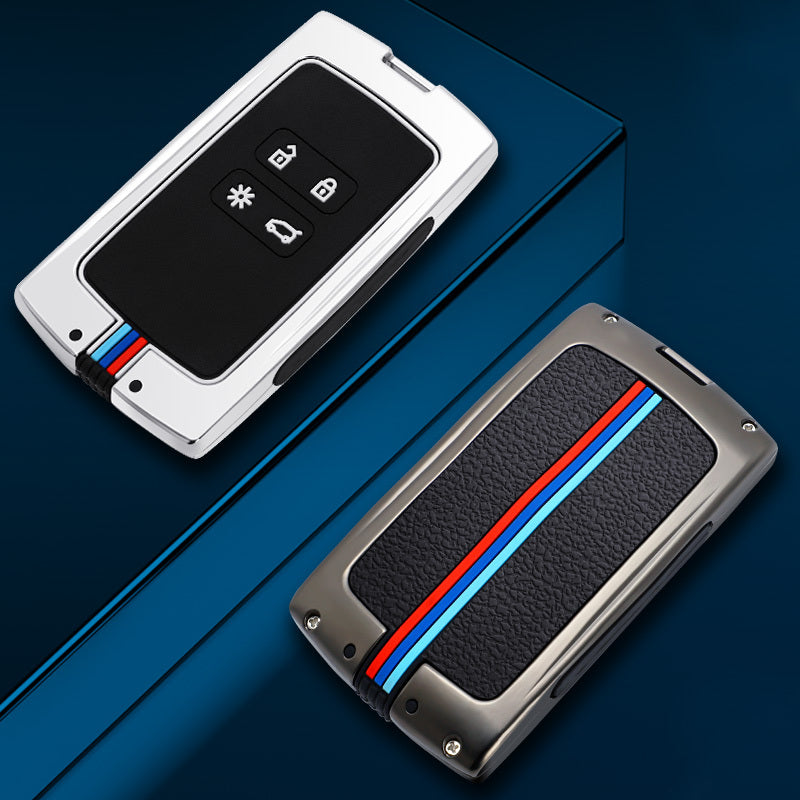 GPRGIT Flip 3 Buttons Key Case Cover for Lada Vesta Granta for Renault Megane Clio Captur Kangoo Auto Folding Keychain Car Accessories